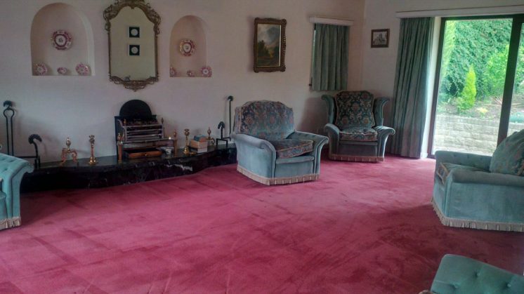 wool carpet cleaned by SJS